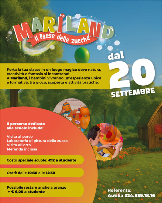 Mariland | Il Paese delle Zucche (Gita Scolastica)